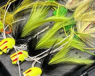 Poppers Gurglers in CF Design Fly Box