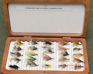 Steelhead Atlantic Salmon Flies in Northpole Box 