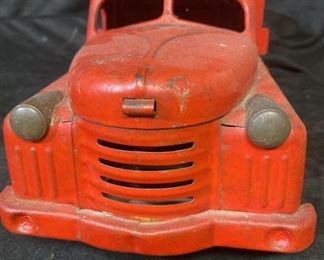Vintage Structo Toys Red Dump Truck