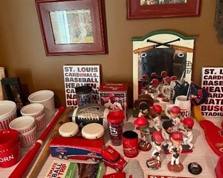 CARDINALS BASE BALL ITEMS