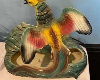 ART DECO BIRD LAMP