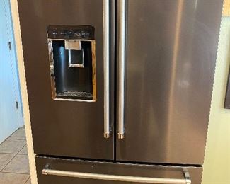 STAINLESS STEEL, KITCHEN AIDE FRENCH DOOR, FRIDGE