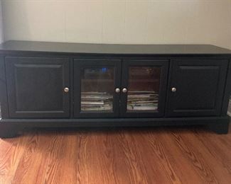 Black tv stand/bench/cupboard