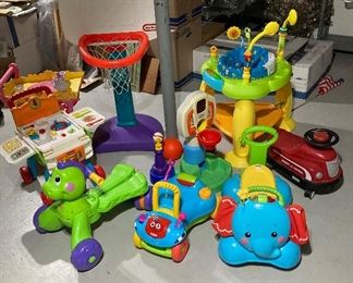 Various kidsβ toys