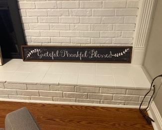 Grateful thankful blessed