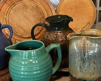 Pottery and jugs