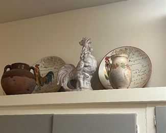 Antique French and Italian terracotta