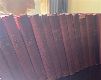 Collections of books throughout