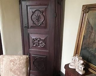 Fabulous monastery cabinet…the finest one I’ve seen.