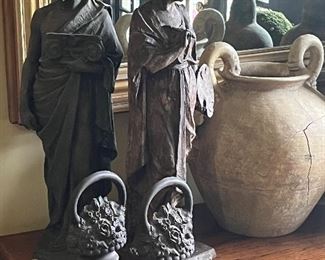 Plaster molds made by Anne Goodwyn Winslow