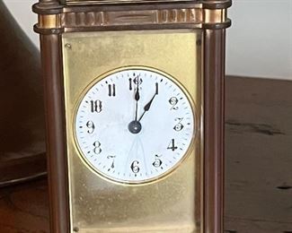 A fine antique Waterbury Carriage Clock