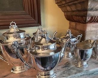 Late 1800s rams head tea set from famous Boston jewelers in sterling silver…Admiral Winslow’s Service
$6,000 firm