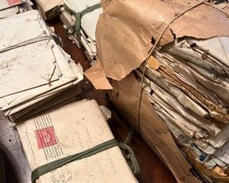 Hundreds of letters from the 1800-1900s
