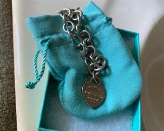 Tiffany Sterling Silver Charm Bracelet $ 120.00