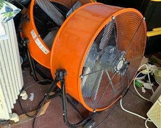 Commercial Electric Floor Fans $ 120.00 (2 Available)