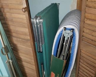 Never used camping cots