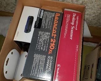 Variety of vintage electronics