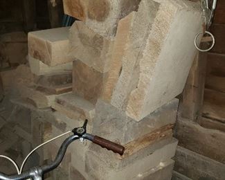 Chunks of solid wood