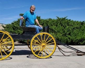 Antique Buckboard Wagon found in a Wyoming barn