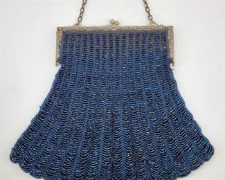 Several antique beaded purses and bags.