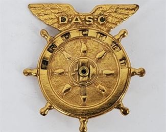 RARE 1939 Davey Adams Shipmates Club Decoder Badge. This is a very rare decoder badge. The Davey Adams Shipmates Club (DASC) was a radio program sponsored by Lava Soap in the 1930s. Children could get the decoder badge, and decipher coded messages broadcast over the radio.
