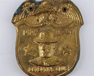 1937 Dick Tracy Detective Club Decoder Badge