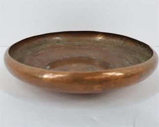 1910 Arts & Crafts Copper Bowl Handicraft Guild MN