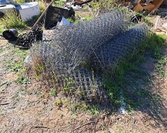 Rolls of chain link fencing $15 each