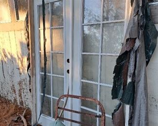 Glass doors $15