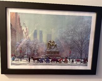 Alexander chen twin tower signed numbered