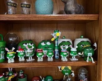 Green M & M collection