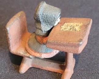 Miniature Cast Iron Amish Girl