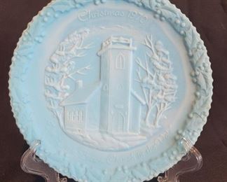 1970 Fenton Christmas Plate
