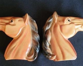 1951 Miller Studio Chalkware Horse Heads