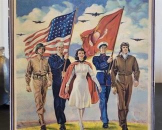 1940s Freedom Forever Bettina Steinke Print