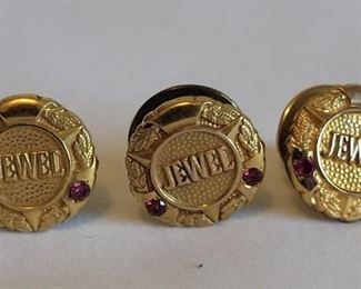 Jewel Tea Co. Tie Pins