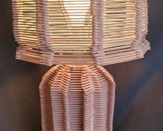Popsicle Stick Lamp