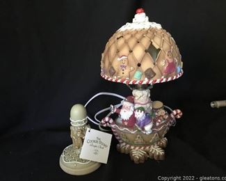 Gingerbread Lamp and Cookie Press