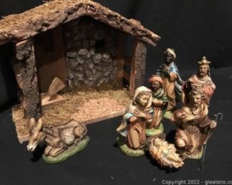 Vintage Fontina Nativity Made in Italy