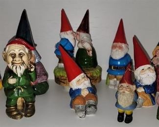 Vintage gnome collectibles