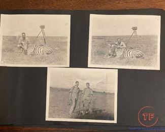 E JOHN BRANDEIS African Safari Big Game Photo Album