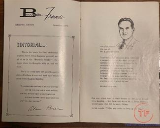 Brandeis Friends E JOHN BRANDEIS Memorial Edition
