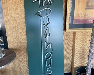 Large Vintage "The Penthouse" Mounted NEON Sign(s)