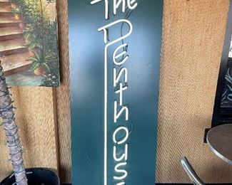 Large Vintage "The Penthouse" Mounted NEON Sign(s)
