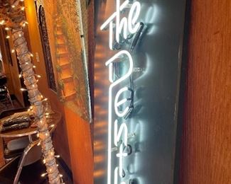 Large Vintage "The Penthouse" Mounted NEON Sign(s)