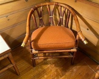 John Wisner for FICKS REED Campaign Style Rattan Lounge Chair
