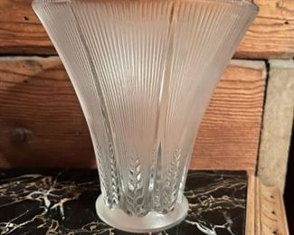 LALIQUE Signed Vase