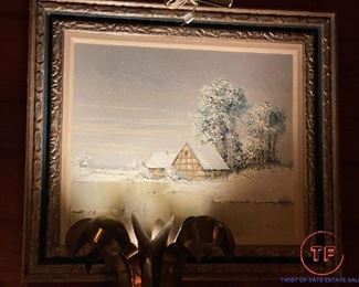 Original Oil on Canvas by WILLI BAUER