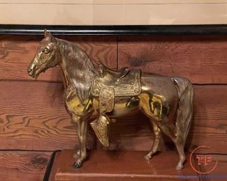 Vintage Dodge Incorporated Metal Horse Statue