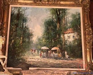 Original Oil on Canvas by WILLI BAUER
